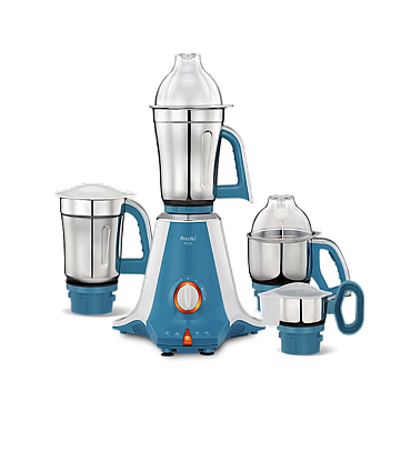 Preethi Aries Mixer Grinder 750 Watt with 4 Jars, 5 Year Warranty (Green)